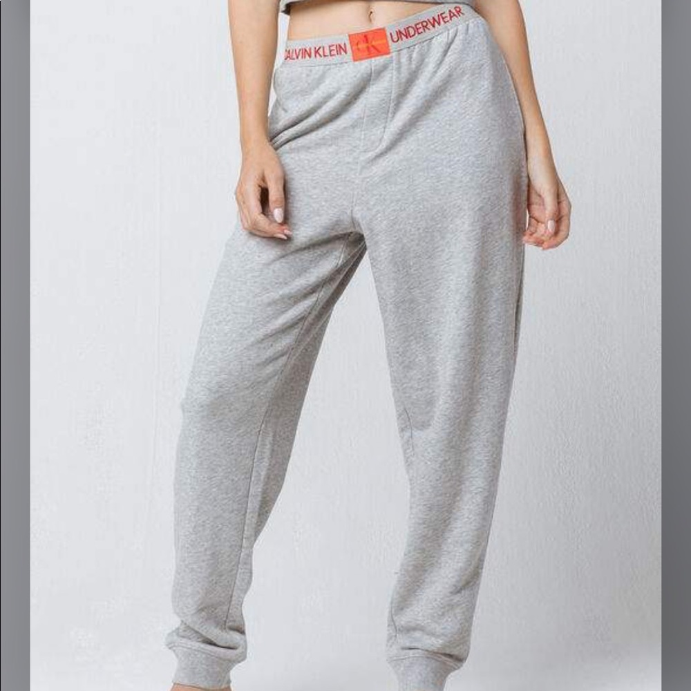 Calvin Klein Monogram Logo Jogger Pants